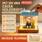 Casinha de Projeção Interativa com Vida Digital 3D Personalizada do Seu Pet